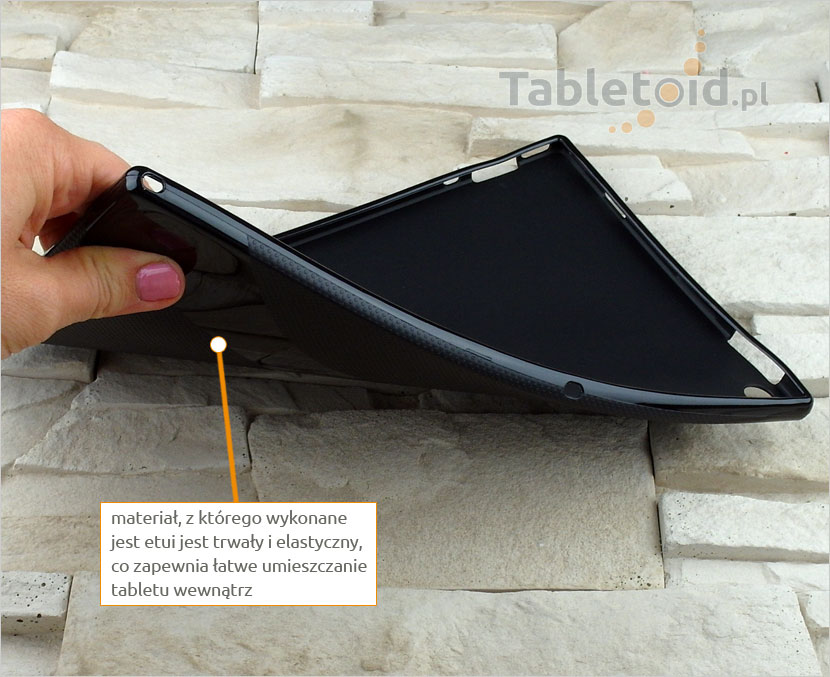 elastyczne plecki na tablet